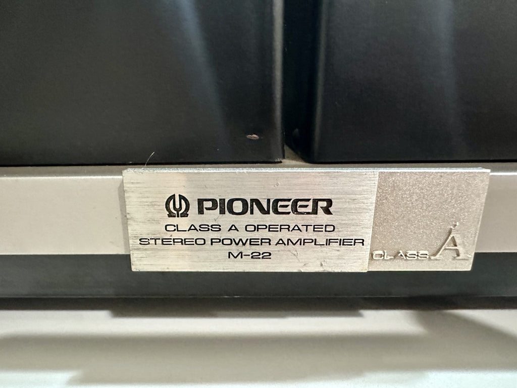 Pioneer M-22 Class A Power Amplifier